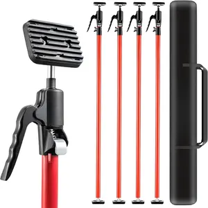 Cabinet Jacks for Installing Cabinets Heavy Duty Third Hand Support Pole Drywall Lift  Dust Barrier Poles Telescopic Adjustable 4-Pack
