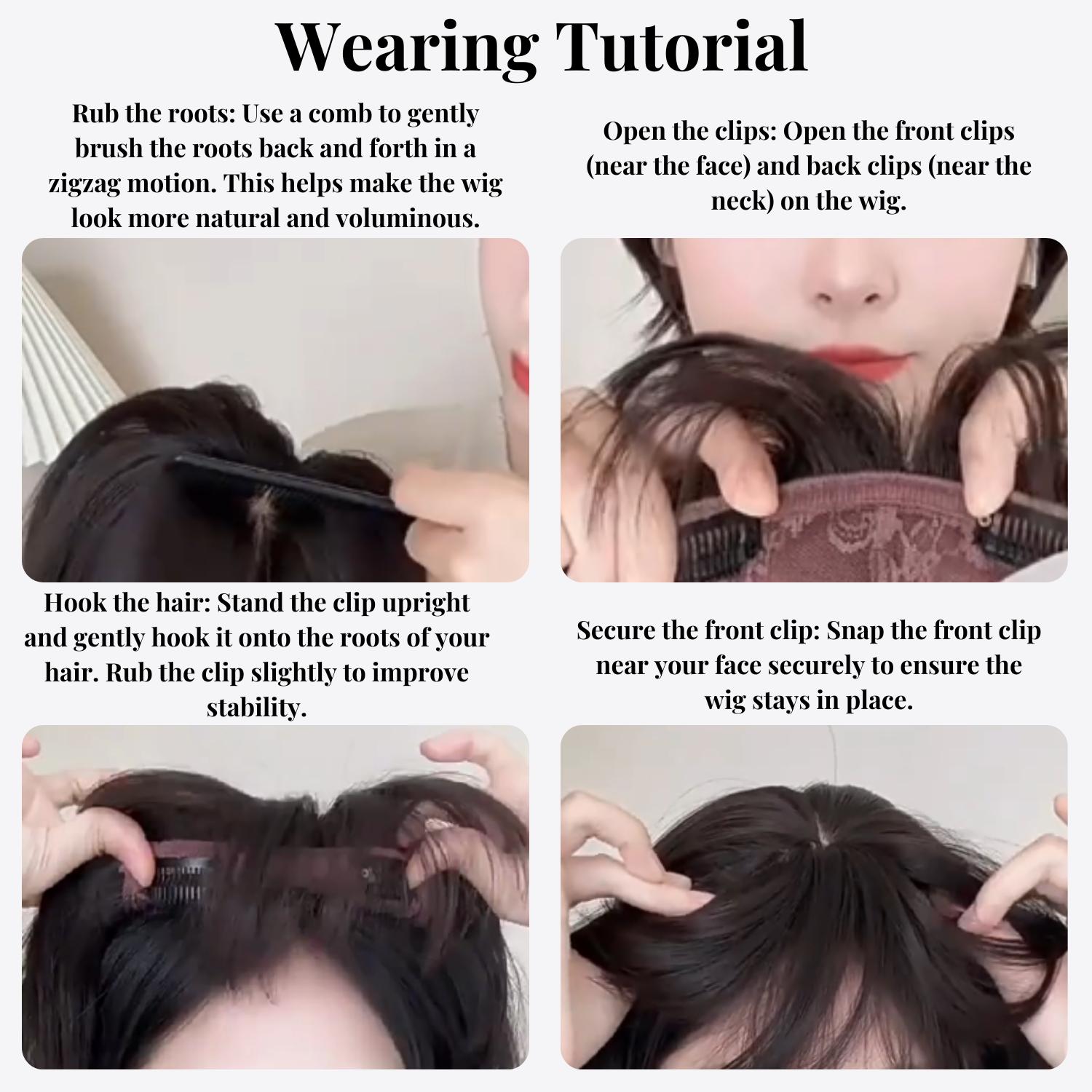 LUXSYA Hair Toppers - Curly - Big Waves