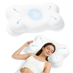 Ergonomic Cloud Cervical Pillow | Dual Height Orthopedic Neck Support for Back, Side & Stomach Sleepers