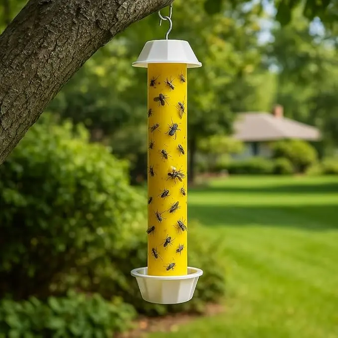 Fly Stick Sticky Fly Traps for Indoors and Outdoor Wasp Traps - Effective Pest Control