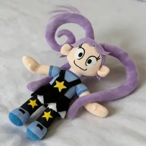 Poppy Playtime5:Poppy's Game Monster Joker Lily Doll 26cm Cute Purple-Haired Girl Plush Toy, Cartoon Character Stuffed Doll, Soft Collectible Plushie for Kids Fans & Collectors