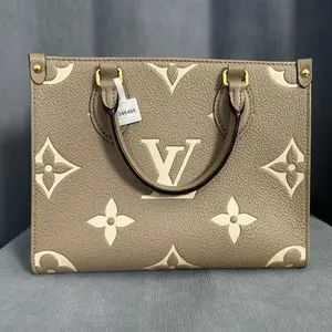Pre-owned Louis Vuitton OnTheGo Tote Bicolor Monogram Empreinte WWL HD