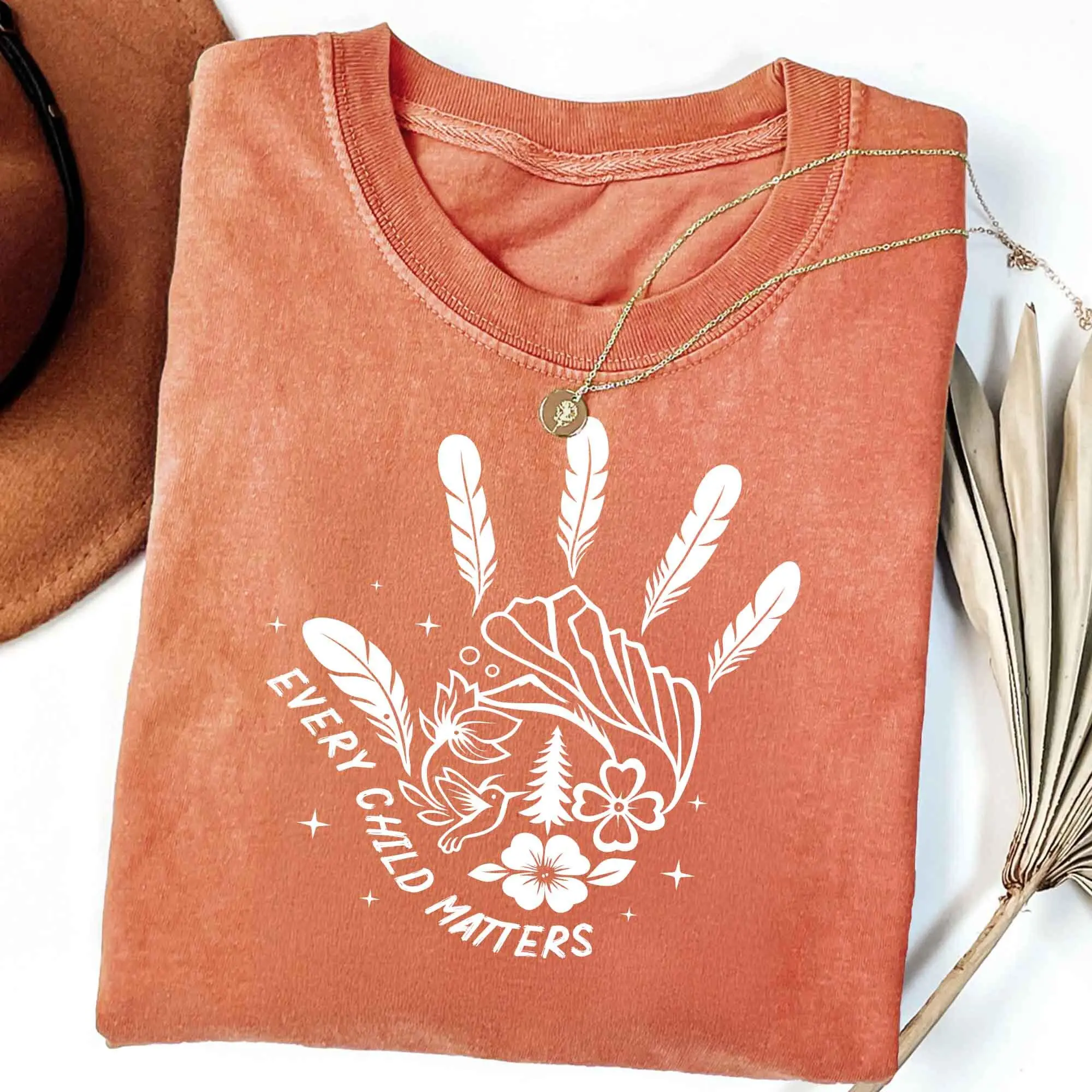 Comfort Colors Native Owned Every Child Matters Orange Shirt Day Indigenous T-Shirt native Designed Tees Indigenous Gift Shop