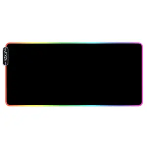 XXL RGB Mouse Pad with LED Lights, 31.5x11.8 Extended Gaming Desk Mat, Smooth Glide Surface, Non-Slip Base for Keyboard, Mouse & Desk Setup