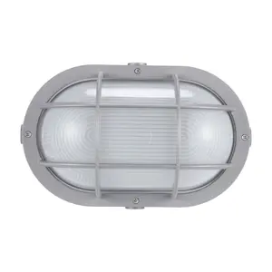 Leonlite Bulkhead Grey 10W Outdoor Wall Sconce