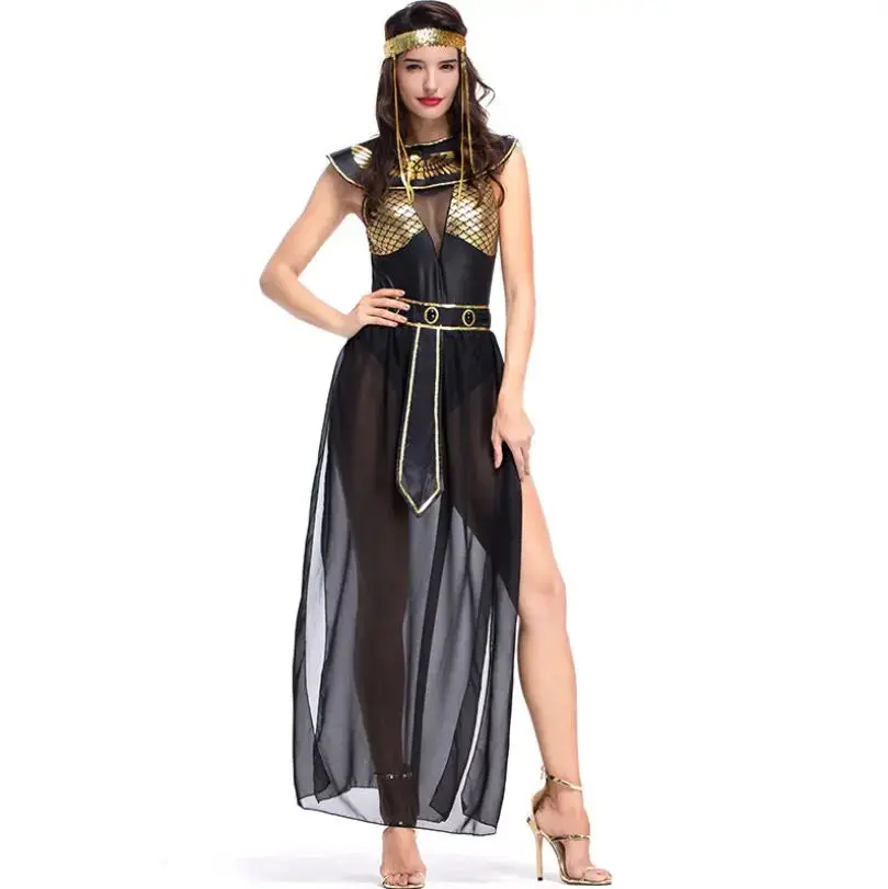 Women's Polyester Halloween Medieval-Egyptian Costume, Comfortable Themed Women's Clothes, Costumes