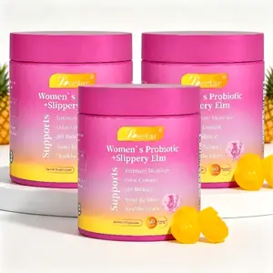 [Live Exclusive] Her Juicy Feminine Probiotic Gummies 60ct | Pineapple Flavor Slippery Elm Lactobacillus for pH Balance & Dryness Relief