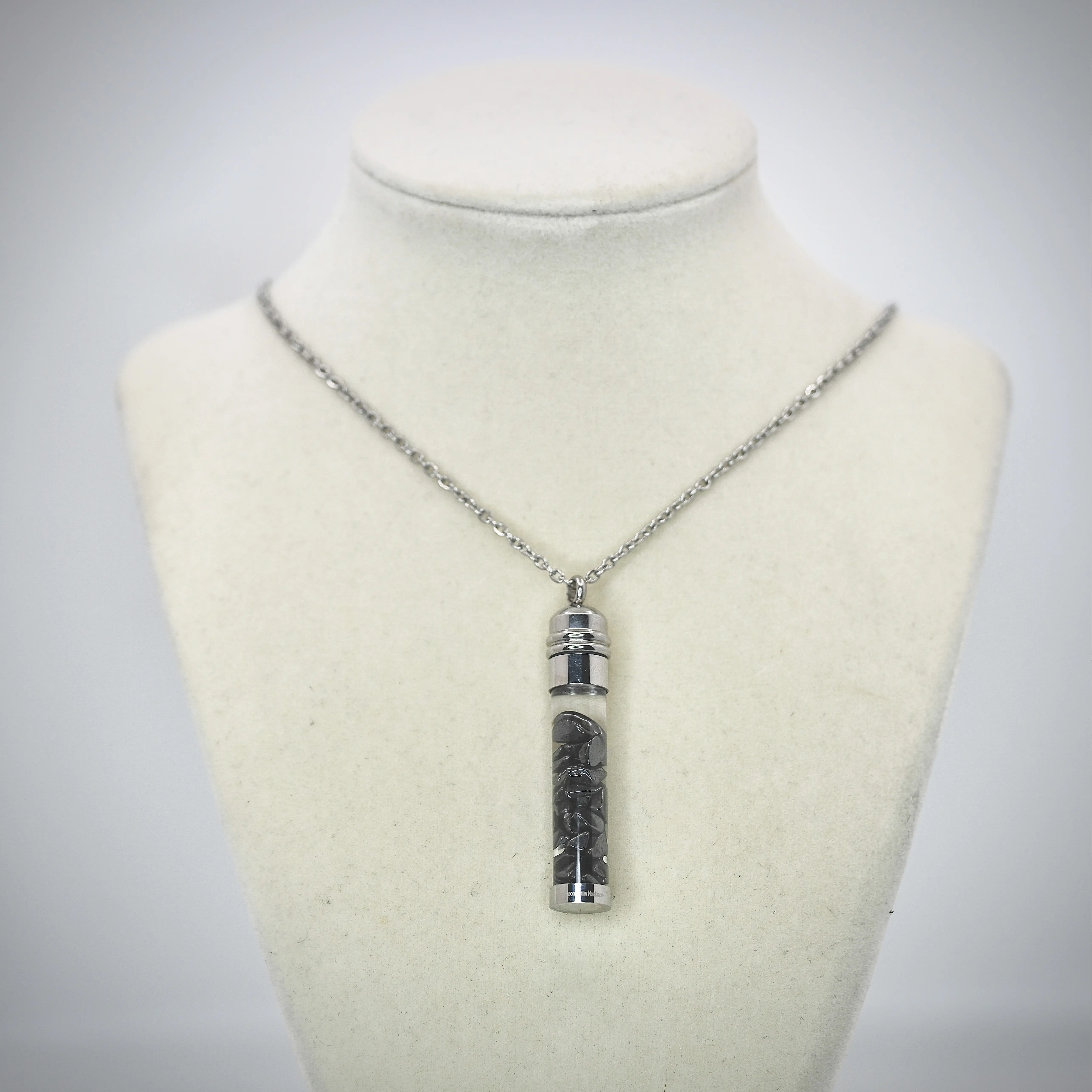 Hematite Moon Water Necklace