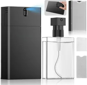 Professional Streak-Free Screen Cleaner Spray Kit, Refillable  Device Cleaner with Ultra-Soft Microfiber Cloth, Safe for OLED Screens Phones, Laptops, TVs, Monitors Camera Lens, Portable 2oz