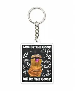 The Burnt Peanut Bungulator Goop Goop ARC Raiders Acrylic Keychain, Funny Gaming Meme Character Charm with Distressed Arcade Aesthetic, Collectible ARC Raiders Merchandise, Stylish Accessory for Bags Backpacks and Keys, Gift for Gamers