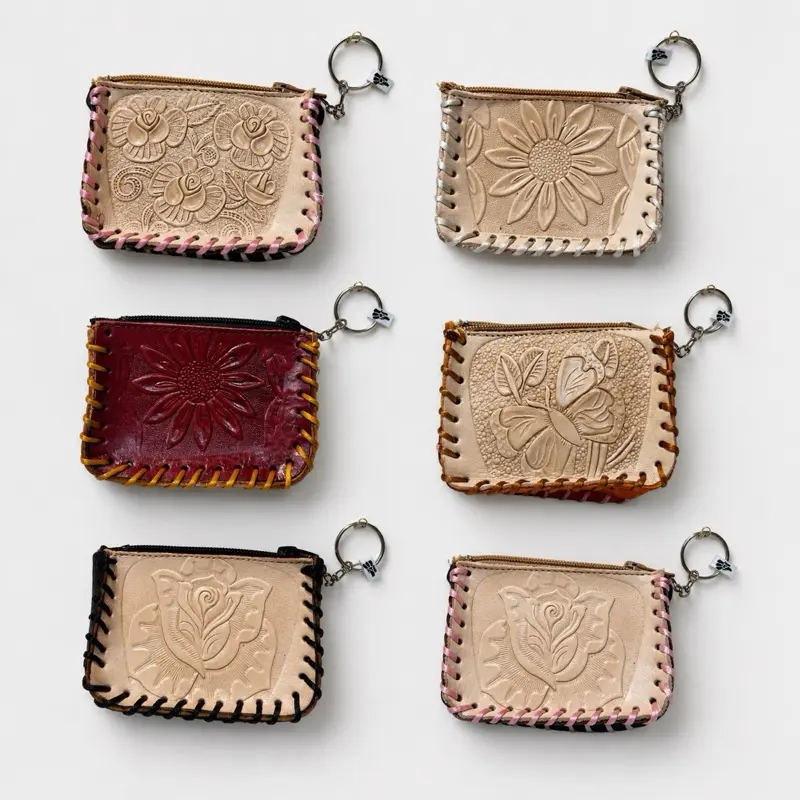 Artisan Mexican Leather Coin Wallet | Handmade in Mexico