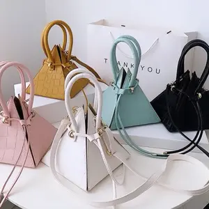 Leather ( pyramid) Elegant Handbag Purse