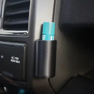 Universal Silicone Car Lipstick Holder, Car Console Organizer, Portable Organizer for Cosmetics & Accessories, Practical Hook Design