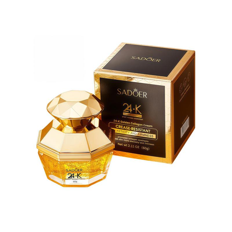 SADOER 24K Gold Collagen Cream — with 24K gold, collagen and