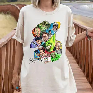 Graphic Jim Carey Characters M0vies Unisex Tshirt Sweatshirt Hoodie
