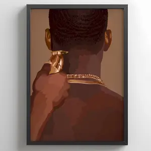 Black Man Wall Art, Abstract Art, Black Men Wall Art, Fashion, Printable Black Art, Black Girl Art, Black Man Art, Black African Wall Art, Room Decor