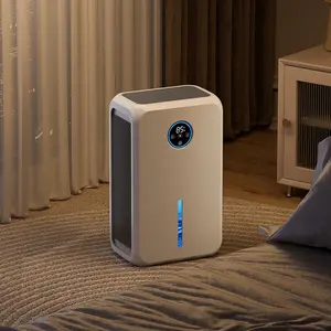Dehumidifier for Home, With 2.2L Water Tank Capacity,  Small Dehumidifier with Drain Hose, Dehumidifiers for Bedroom Bathroom Basements Closet RV