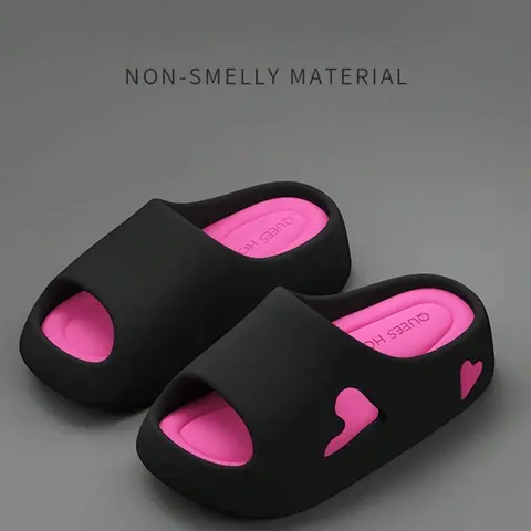 Women's Summer Indoor Home Elevating Thick Sole Eva Slippers, New Style Comfortable Outdoor Wear, Ladies Casual Shoes, Eva Beach Slippers, Soft Sole Slippers, Thick Bottom Slippers, Thick Soled Slippers