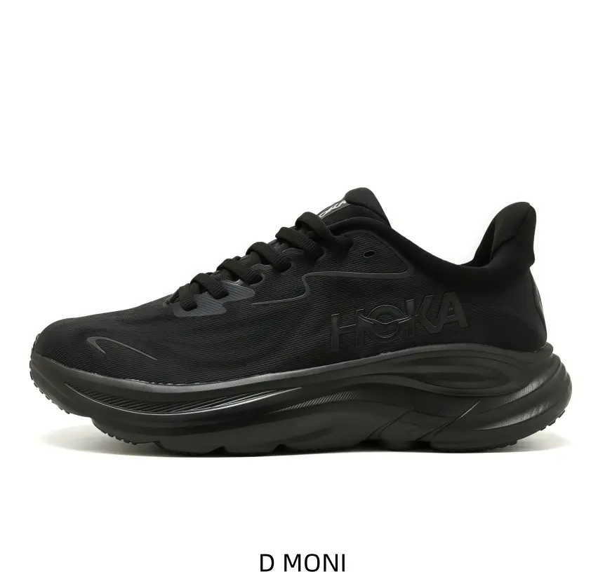 Lightweight Max-Cushion Running Sneakers - Streamlined Wave-Contour Silhouette, Sports Collectible Footwear for Fitness Lovers' Daily OOTD