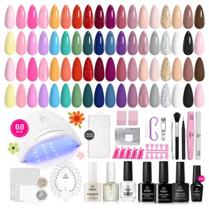 Beetles Gel Nail Polish Starter Kit with UV Light, Base Top Coat, Nail Art Stickers, Manicure Tools Gift for Women matrix Cutics Comfort  #TikTokShopBacktoSchool