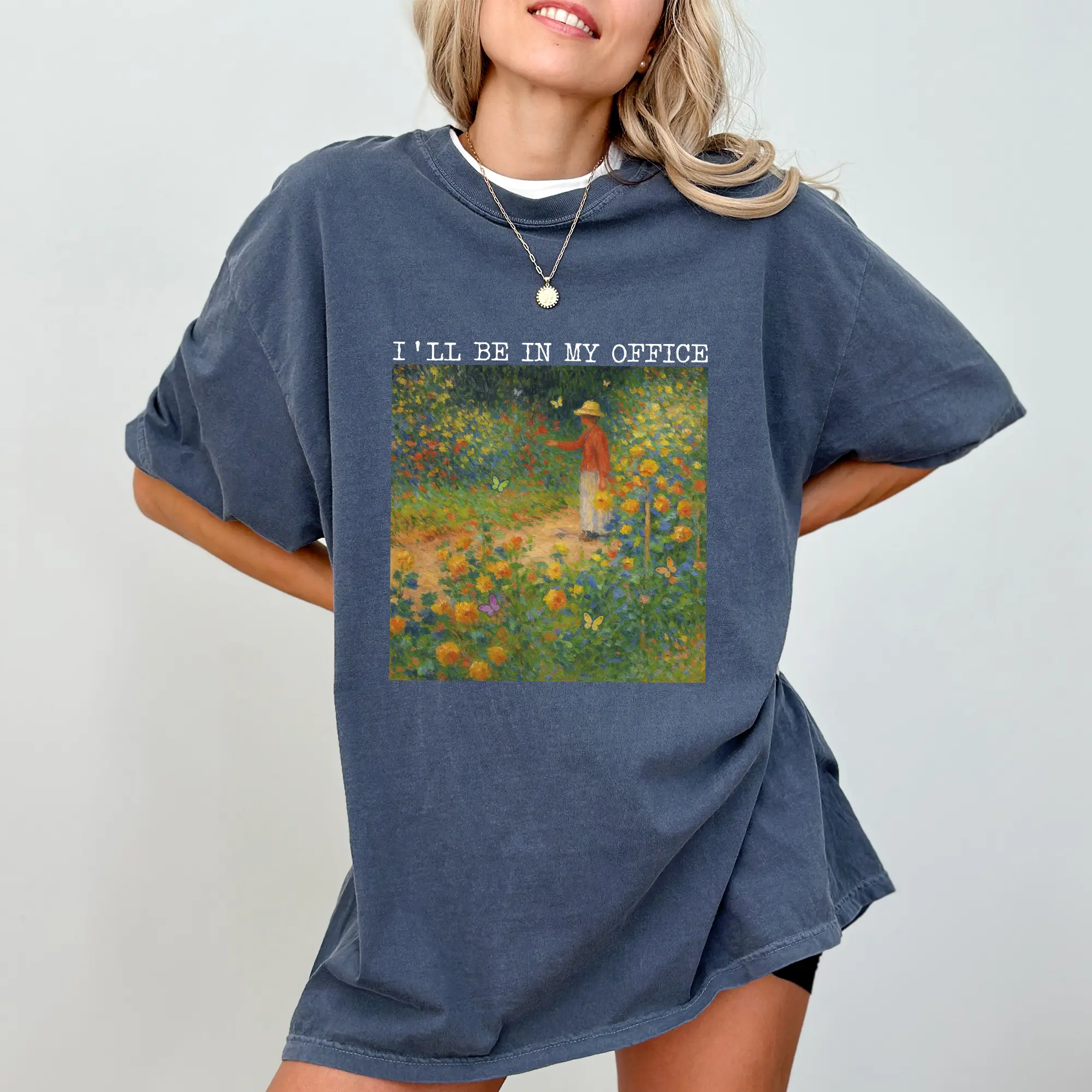 ChicCotton Cottagecore Gardener I'll Be In My Office Comfort Colors Shirt, Gardening Mom T-shirt, Cottagecore Gardener Graphic Tee, Plant Lover Shirt