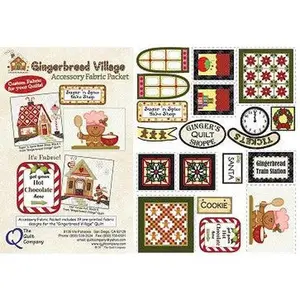 Gingerbread Village - Accessory Fabric Packet