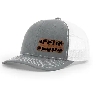 Jesus Leather Patch Hat