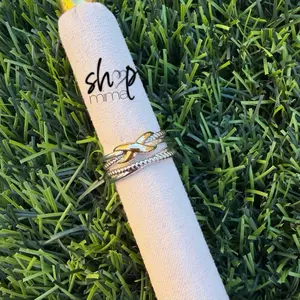 Shop Mime Mixed Metals Infinity Ring - Unique Design for Everyday Wear