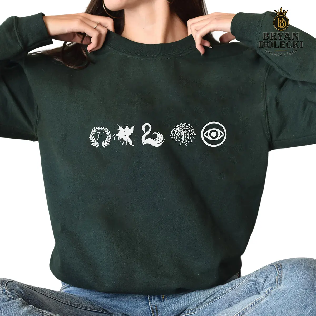 Keeper Of The Lost Cities Symbols Sweatshirt, F0xfire Academy Shirt, Kotlc Shirt, Bookish Shirt, Fan Gift