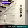 Wooden HOME Letters with Artificial Eucalyptus Wreath, Modern Hanging Farmhouse, Home Sweet Home Sign, Living Room Decorations, Home Decor Gifts for Living Room, Kitchen and Christmas #GLOBAL PICKS
