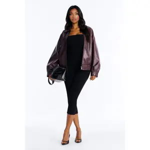 Selena Strapless Snatched Capri Jumpsuit - Black