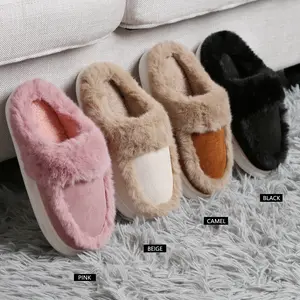 ComfyLuxe Faux Suede & Fur Luxury Soft Slippers