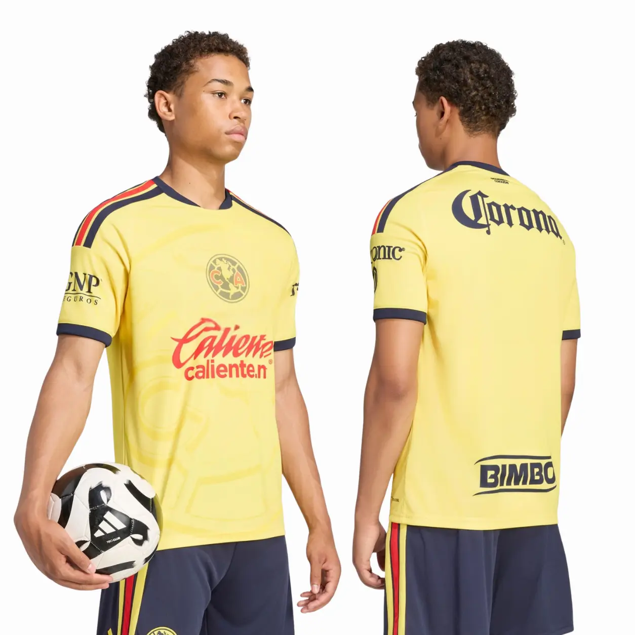 Club América 2026–2027 Liga MX Soccer Jersey – Yellow Home Football Shirt, Breathable Game Day Fan Sports Top