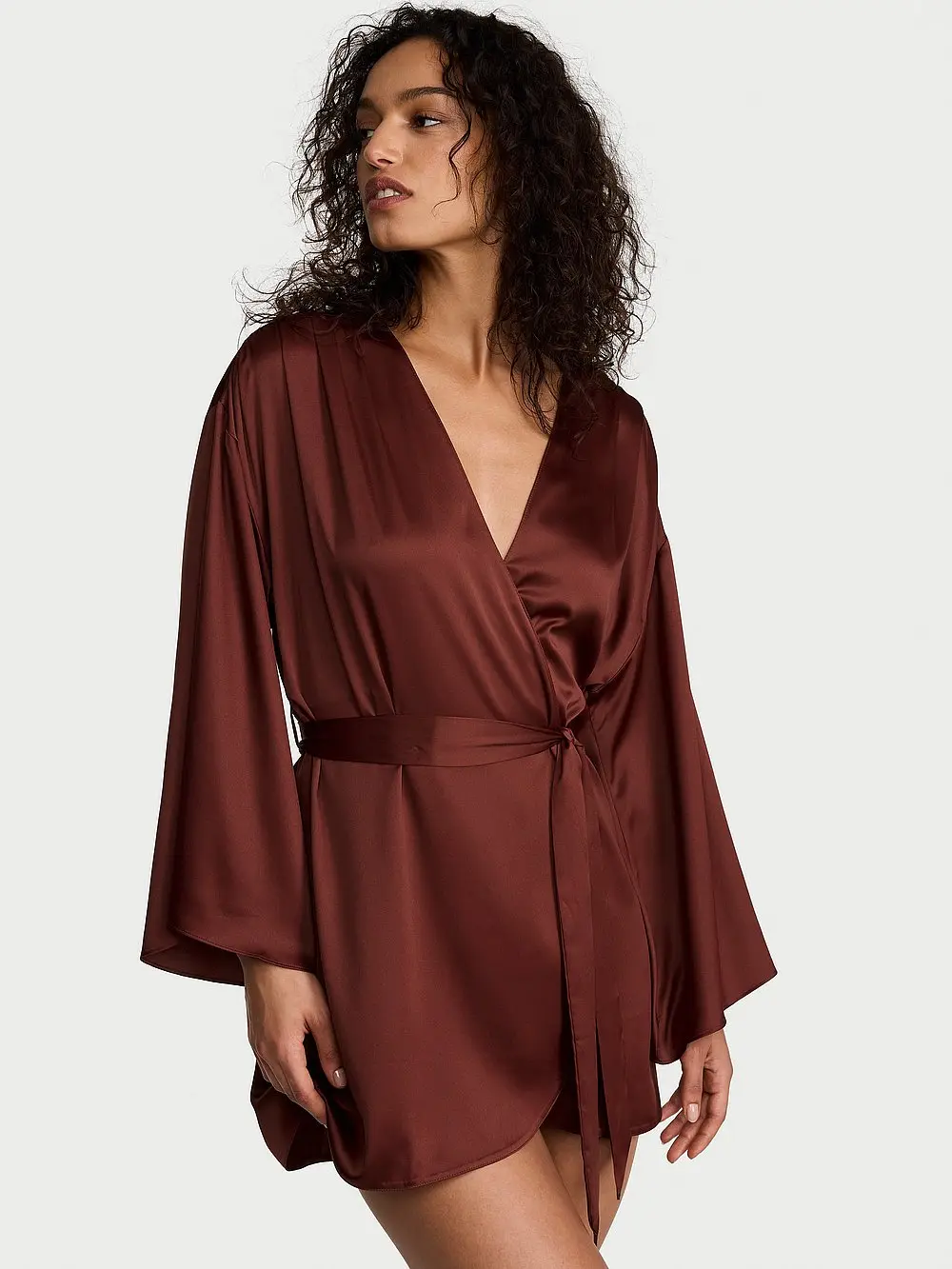 Victoria's Secret Bride Embellished Satin Short Robe Victoria's Secret Bride Embellished Satin Short Robe