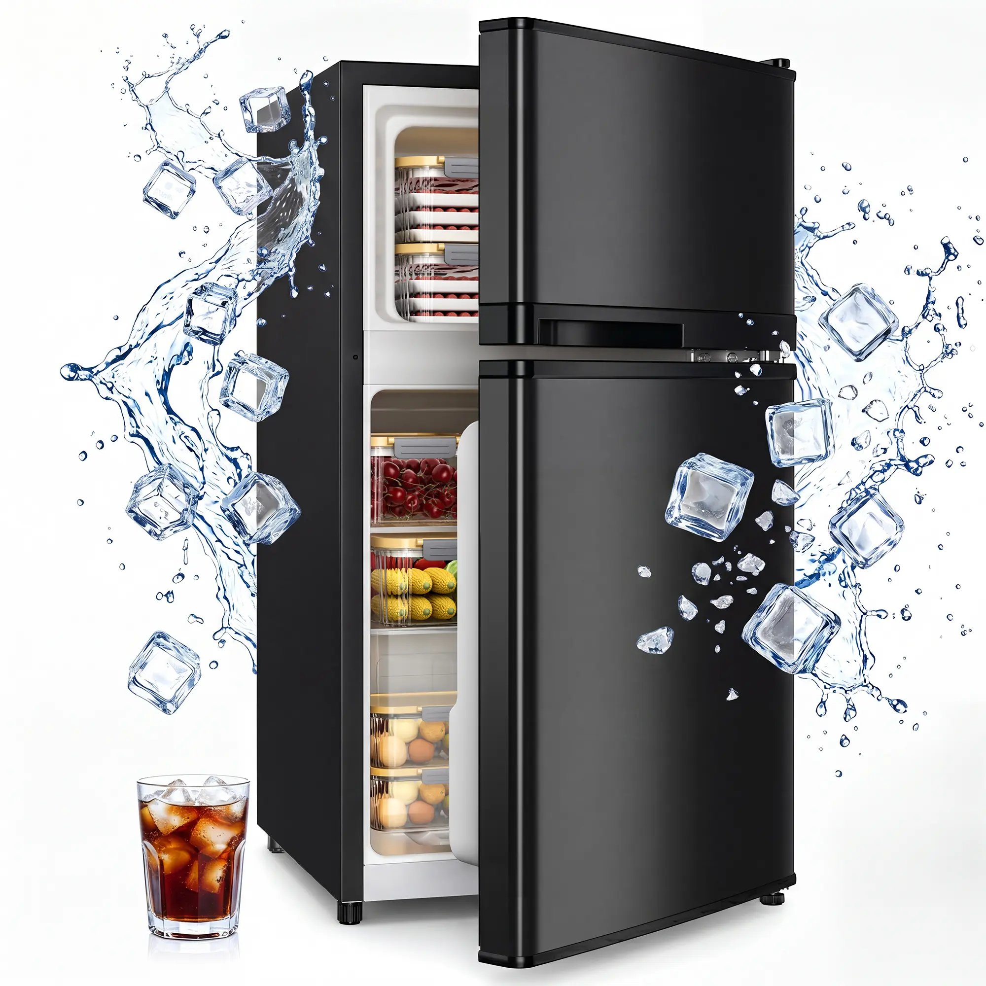 3.55 Cubic Feet-Black
