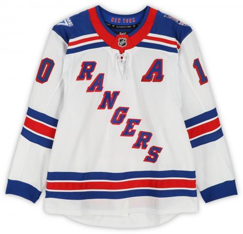 Artemi Panarin New York Rangers Game-Used #10 White Jersey vs. Buffalo Sabres on October 9, 2024