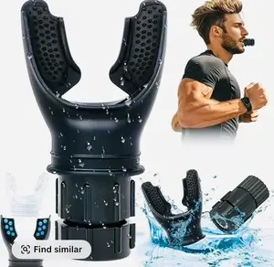 Portable Running Breathing Trainer Device, 1 Count Lung Breathing Trainer, Exercise Trainer with Resistance Adjustable, Easy to Clean and Use