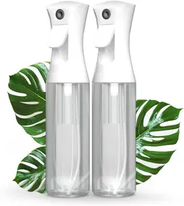 2 Count Continuous Spray bottle - Ultra Fine Spray bottle - | Hair spray bottle - | Hair styling, cleaning, Salon spray bottle - 2 packs 7.04oz / 200ml