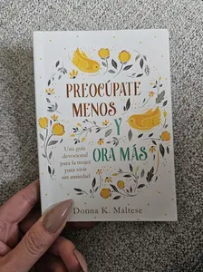 "Preocupate Menos y Ora Mas" (Spanish Edition) Paperback - Prayer, Relaxation, Devotion Guide for Managing Worries, Finding Peace with Almighty God
