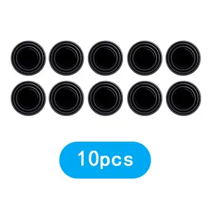 10PCS Rubber Universal Car Door Shock Absorbing Pads, Soft Silicone Buffer Silencers, Anti-Slam Noise Reduction Gaskets, Door Protection Accessories for Cars, SUVs, Trucks