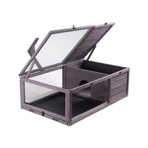 Father's Day Gift Spring new arrivals Tortoise Habitat Wooden Tortoise House Indoor & Outdoor 2-Room 38x24x13in heavy duty utility wagon li-ion battery