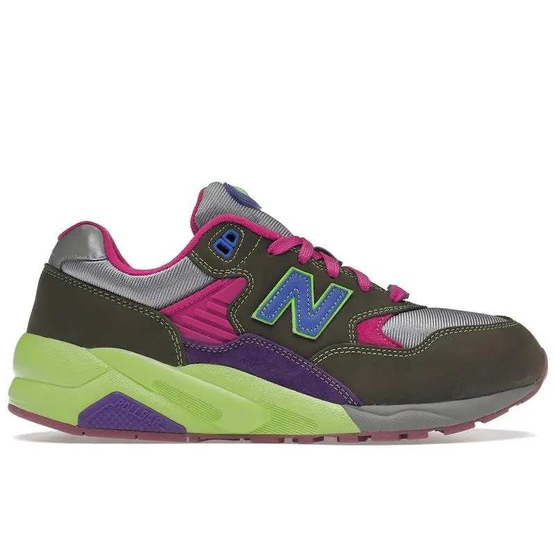 New Balance Men's 580 Stray Rats Khaki Purple, from StockX