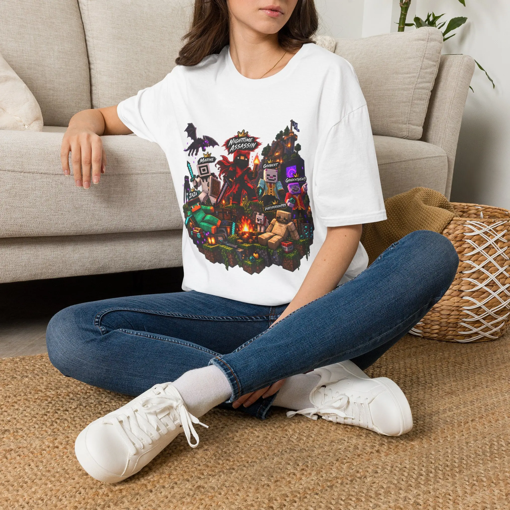 Nighttime Crew Minecraft T-Shirt | Official Nighttime Studios Merch