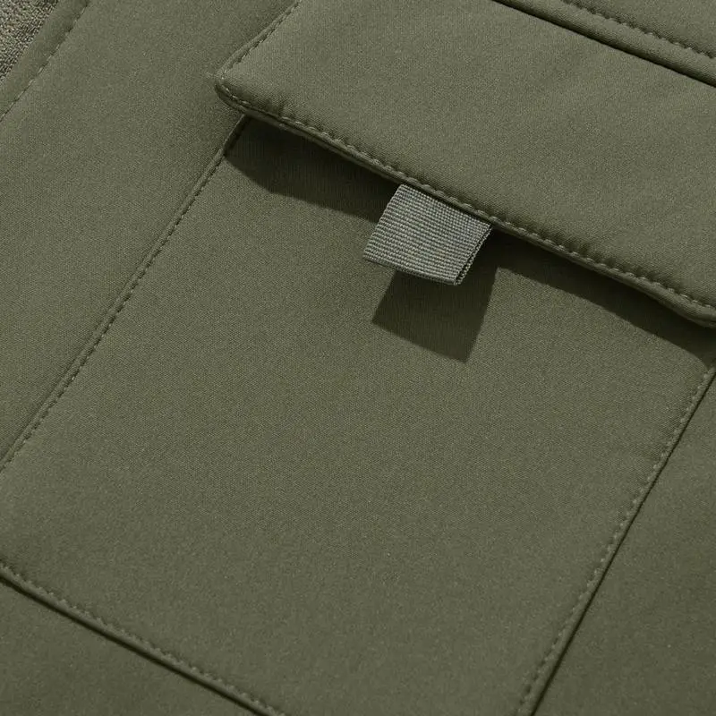 Men's Tactical Jacket with Multi-Pockets, Fleece Lining, Waterproof Cold-Resistant Softshell Winter Coat Men's Tactical Jacket with Multi-Pockets, Fleece Lining, Waterproof Cold-Resistant Softshell Winter Coat