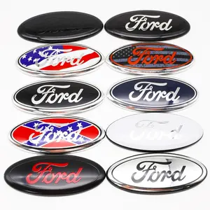 Front & Back Exterior Emblem for Ford 175mm | Universal Fit for Sedan, SUV & Truck | Compatible with F-Series, Expedition, Fiesta, EcoSport