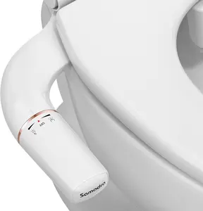 Ultra-Slim Bidet Attachment for Toilet - Dual Nozzle (Frontal & Rear Wash) Hygienic Bidets for Existing Toilets - Adjustable Water  Fresh Water Toilet Bidet - Easy to Install