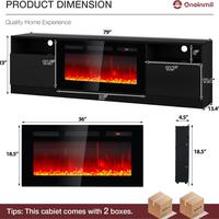 Black & Black - 80 Inch