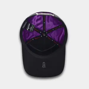 Hat BiggBoss AMR Black Purple Crystals