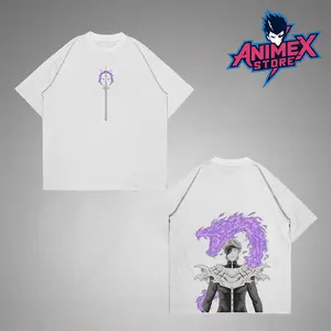 Aizen Sōsuke Bleach Anime Shirt 2 Sides Short Sleeve Tee Unisex Anime Lovers Shirt, Graphic Anime Tee Manga Shirt Gift For Anime Fan Y2K Aesthetic Hoodie Sweatshirt