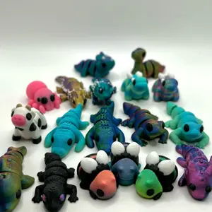 Mini Creature Mystery Pack - Cute Animal Fidget Toy Mini Pack, 3D Print Articulated Desk Design, Realistic Figurine for Home Decor Gift Ornaments